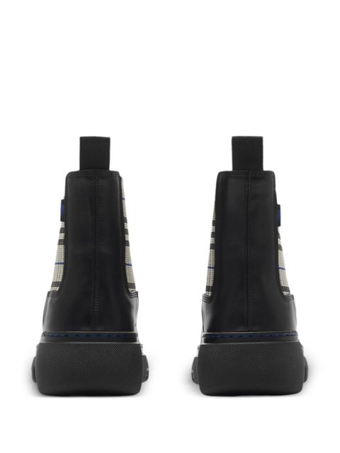 Burberry leather Chelsea boots - Black