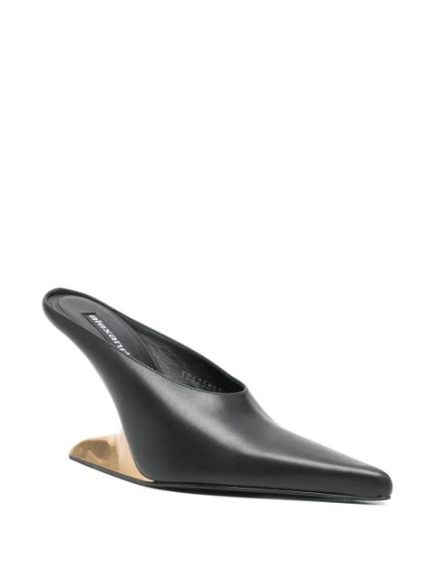 Alexander Wang 105mm Boomerang mules - Black - zdjęcie produktu nr 2