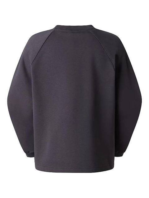 The North Face logo-patch cotton-blend sweatshirt - Grey