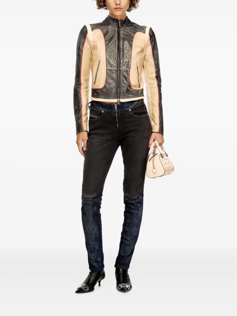 Diesel D-Bikee two-tone panelled jeans - Black - zdjęcie produktu nr 2