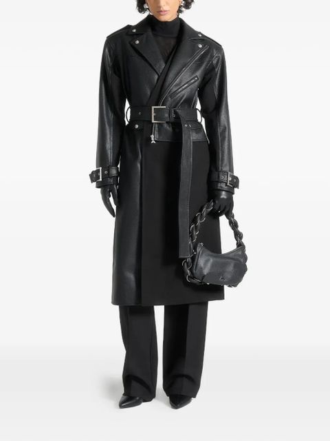Manière De Voir Aylee belted double-breasted coat - Black