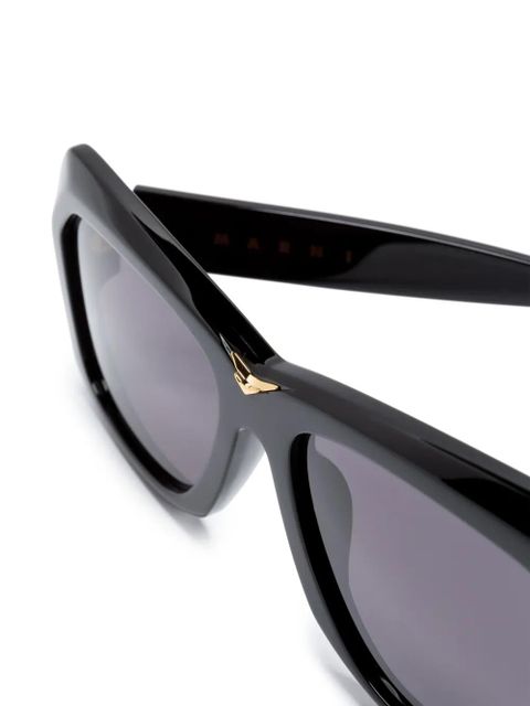 Marni Eyewear oversized-frame tinted sunglasses - Black