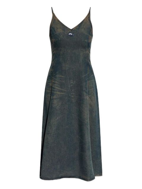 Diesel De-Beld-S V-neck denim dress - Blue - zdjęcie produktu nr 1