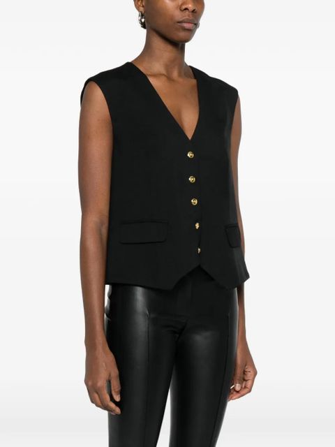 PINKO Ketchup gilet - Black