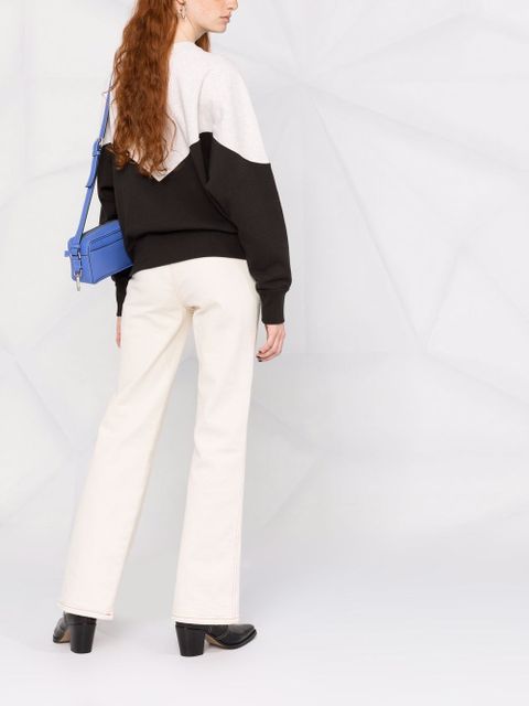 MARANT ÉTOILE logo-embroidered sweatshirt - Black