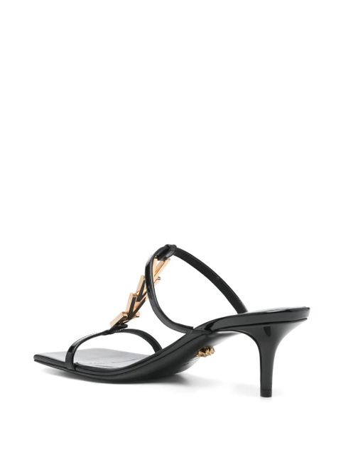 Versace 60mm leather sandals - Black