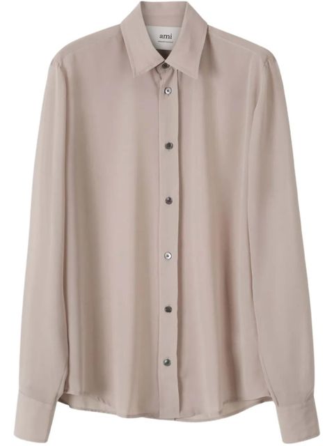 AMI Paris long-sleeve shirt - Neutrals - zdjęcie produktu nr 1
