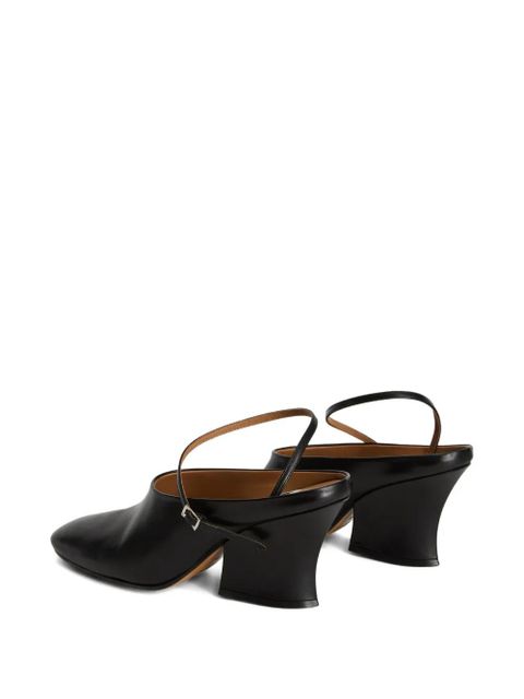 Jil Sander block-heel strap mules - Black