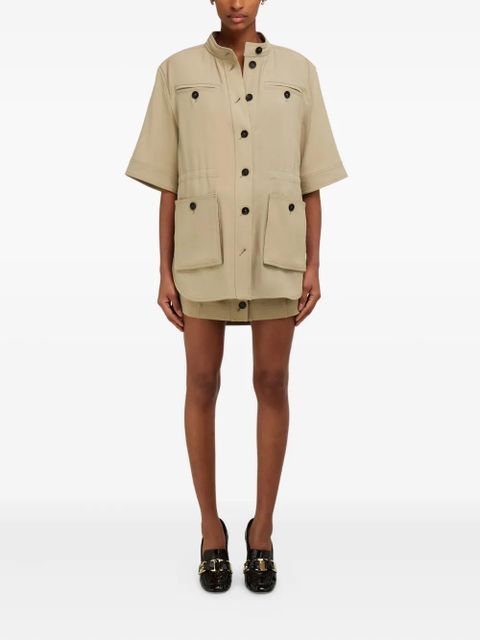 Ferragamo short-sleeve jacket - Neutrals