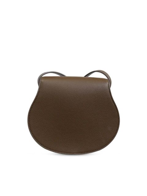 Chloé small Marcie leather saddle bag - Green