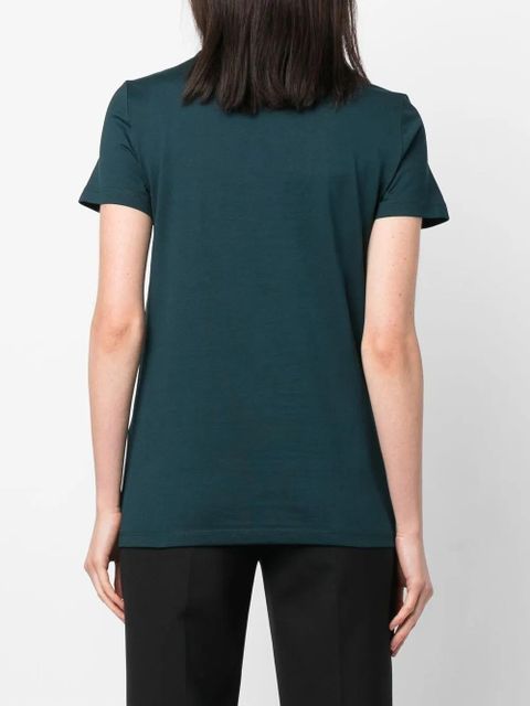 Max Mara logo-print cotton T-shirt - Green