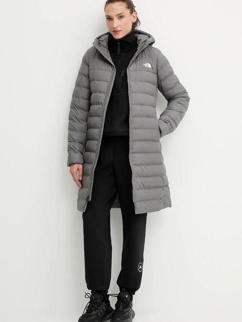 The North Face kurtka Aconcagua kolor szary zimowa NF0A88TA0UZ1 - zdjęcie produktu nr 2