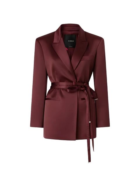 PINKO belted jacket - Red - zdjęcie produktu nr 1