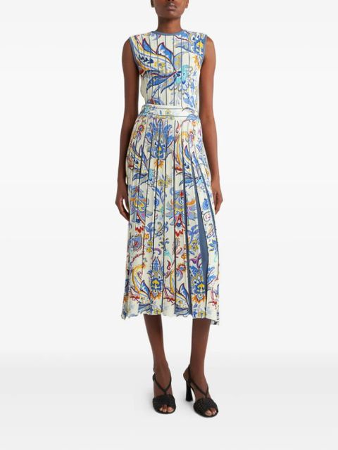 ETRO printed knitted top - Neutrals - zdjęcie produktu nr 2