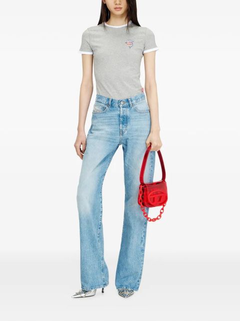 Diesel T-Uncuties-Long-S13 ringer dolphin-motif T-shirt - Grey - zdjęcie produktu nr 2