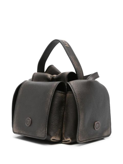 Acne Studios mini multi-pocket crossbody bag - Brown