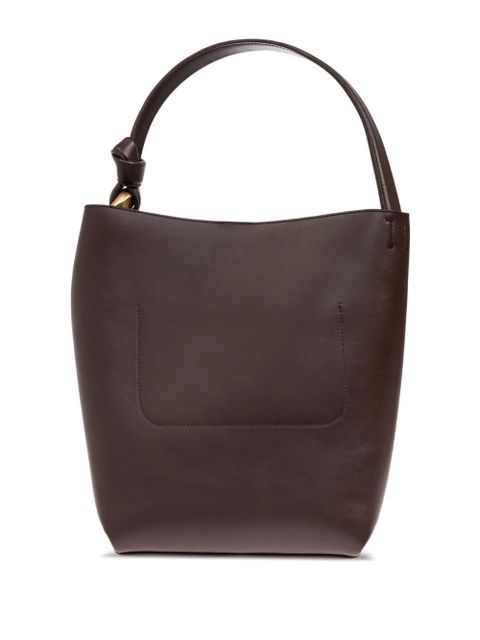 JW Anderson leather shoulder bag - Brown - zdjęcie produktu nr 1