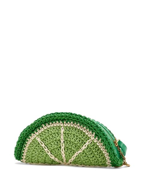 Chloé crochet-knit clutch bag - Green - zdjęcie produktu nr 2