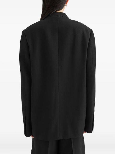 Jil Sander no-lapel blazer - Black - zdjęcie produktu nr 2