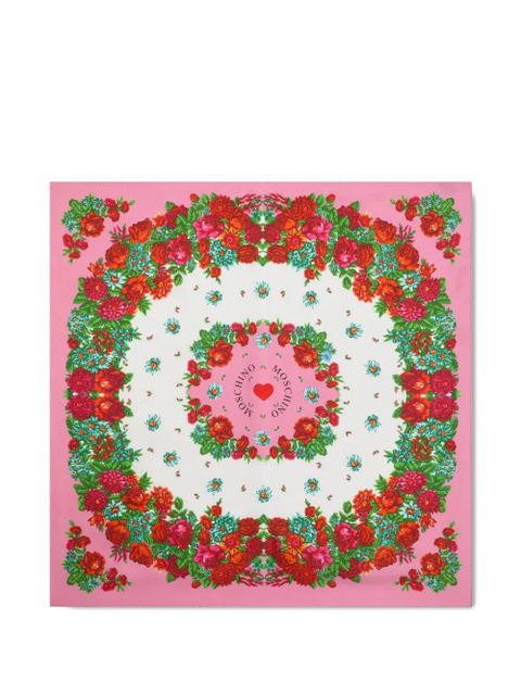 Moschino floral scarf - White - zdjęcie produktu nr 1