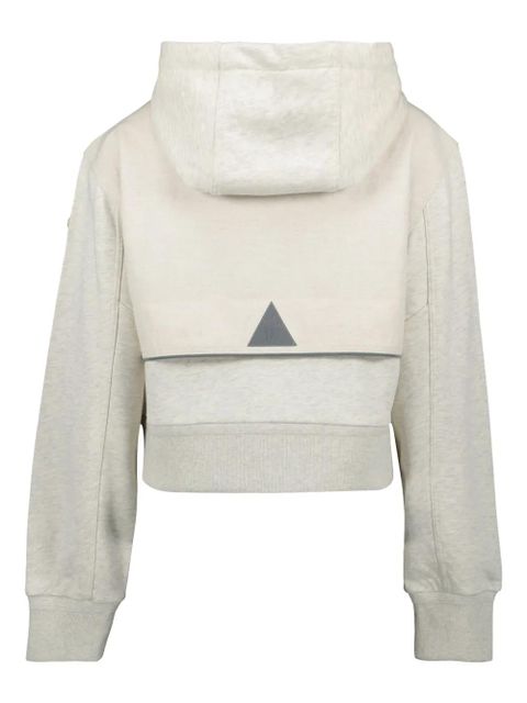 Moncler Grenoble zip-up hoodie - Grey