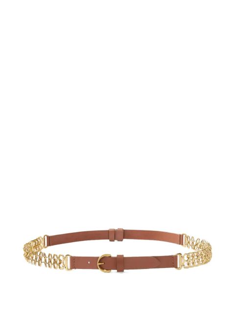 PINKO leather chain-link belt - Neutrals - zdjęcie produktu nr 1