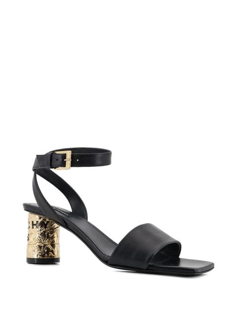 Givenchy tape-heel ankle-strap sandals - Black - zdjęcie produktu nr 2