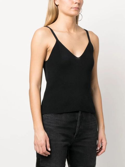 OUR LEGACY ribbed-knit singlet top - Black