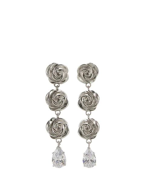 Magda Butrym rose drop earrings - Silver - zdjęcie produktu nr 1