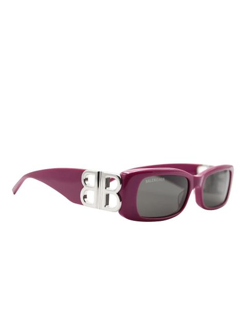 Balenciaga dynasty rectangle sunglasses - Purple - zdjęcie produktu nr 2