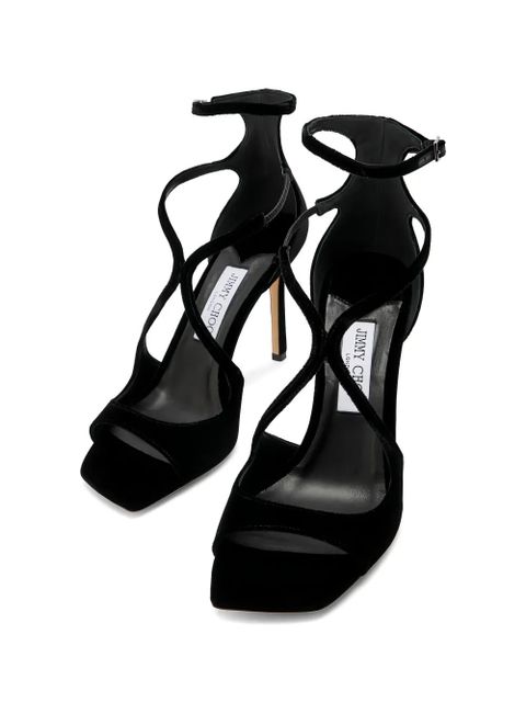 Jimmy Choo Azia square toe strap sandals - Black - zdjęcie produktu nr 2
