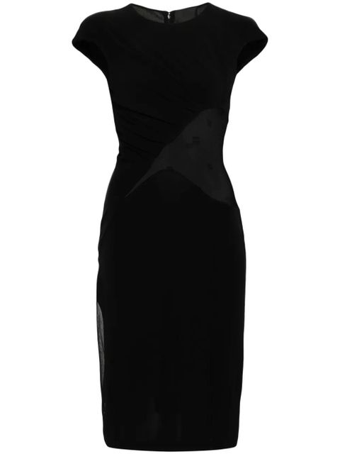 Givenchy panelled crepe midi dress - Black - zdjęcie produktu nr 1