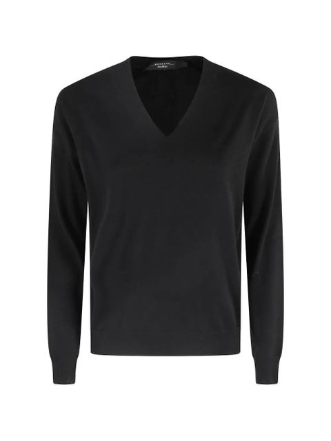 Weekend Max Mara V-neck sweater - Black - zdjęcie produktu nr 1