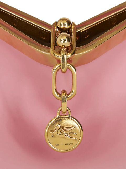 ETRO Vela leather shoulder bag - Pink