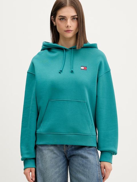 Tommy Jeans bluza z kapturem damska bawełniana - zdjęcie produktu nr 1