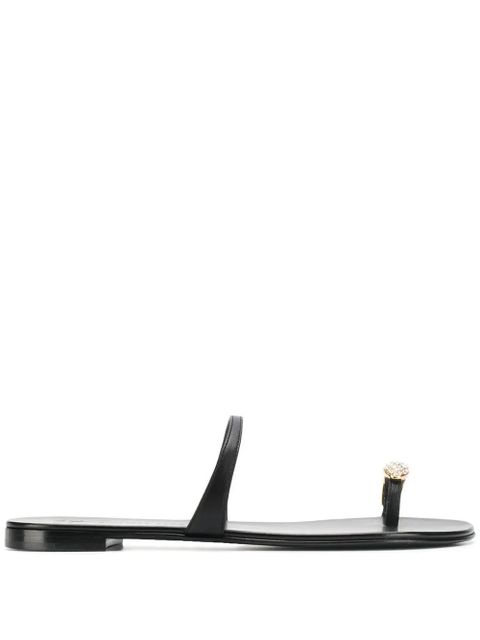 Giuseppe Zanotti Ring sandals - Black - zdjęcie produktu nr 1