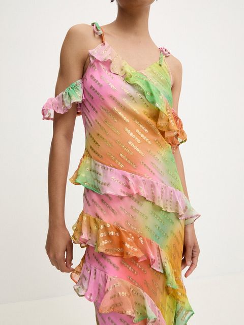 Never Fully Dressed sukienka Faro Dress maxi dopasowana NFDDR1547