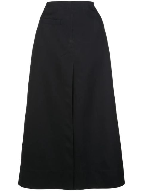 3.1 Phillip Lim front slit A-line skirt - Black - zdjęcie produktu nr 1
