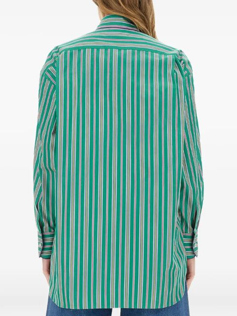 ETRO striped jacquard shirt - Green
