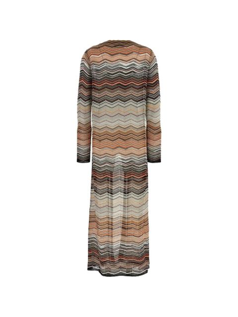 Missoni chevron sequin-appliqué cardi coat - Neutrals - zdjęcie produktu nr 2