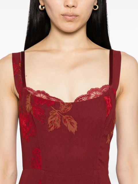 Reformation Irisa dress - Red