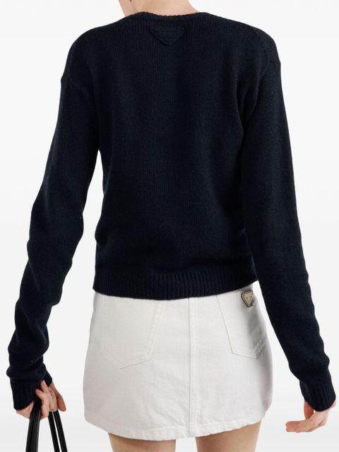 Prada denim mini skirt - White