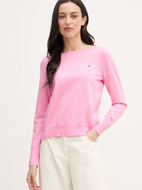 Tommy Hilfiger sweter damski z bawełną - zdjęcie produktu nr 1