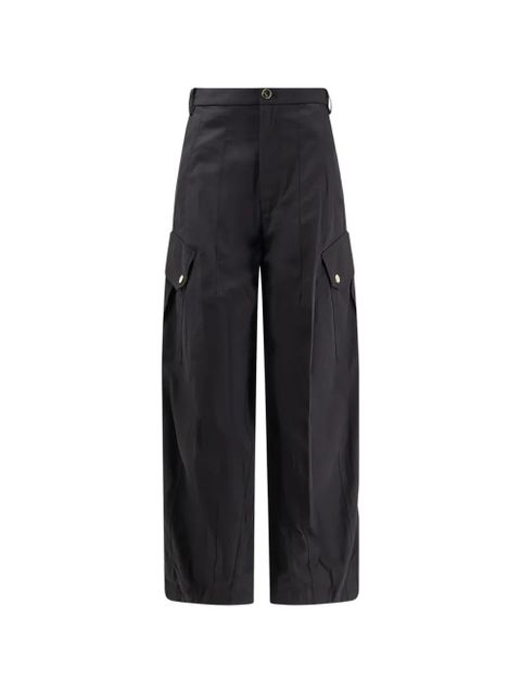PINKO Rosalin button pocket palazzo pants - Black - zdjęcie produktu nr 1