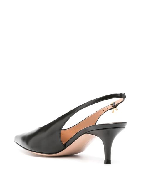 Gianvito Rossi Robbie 55mm slingback pumps - Black