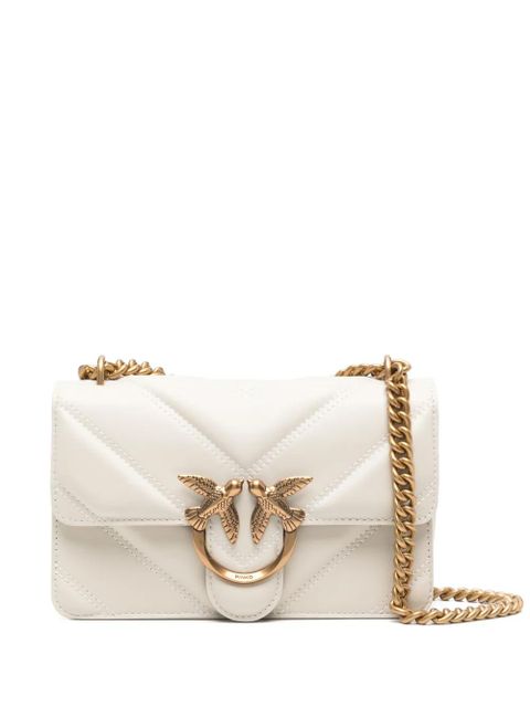 PINKO mini Love One cross body bag - White - zdjęcie produktu nr 1