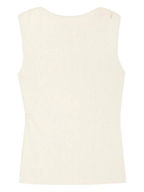 Almada Label Ami ruched top - Neutrals - zdjęcie produktu nr 1