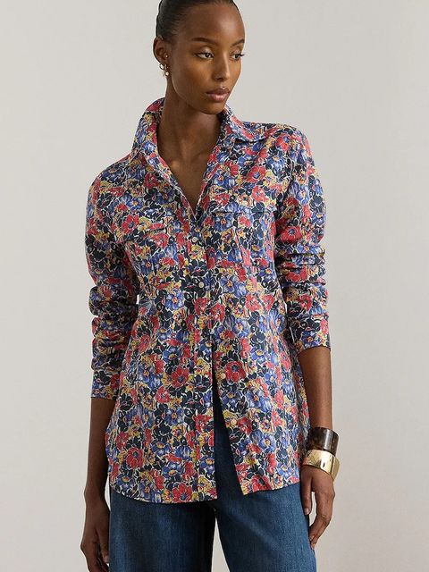 Lauren Ralph Lauren koszula damska bawełniana - zdjęcie produktu nr 2