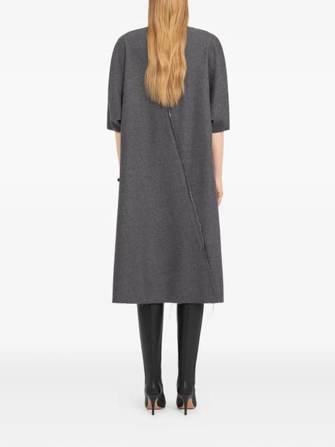 MM6 Maison Margiela V-neck midi dress - Grey