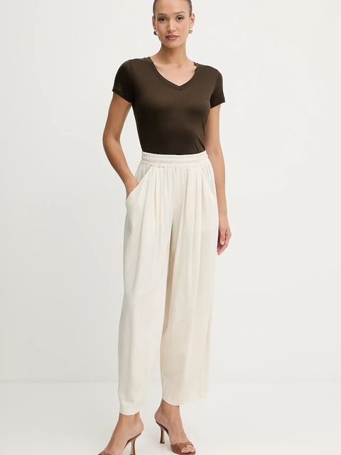 Guess t-shirt damski kolor brązowy W5GP31 KCSX2 - zdjęcie produktu nr 2